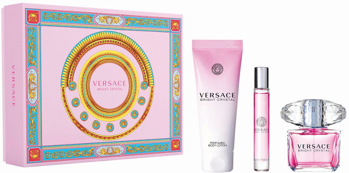 Buy Versace Bright Crystal 3pc Gift Set for Women (EDT 90mL + 10mL ...
