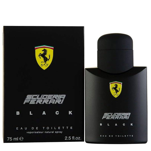 Buy Scuderia Ferrari Black by Ferrari for Men EDT 75mL | Arablly.com
