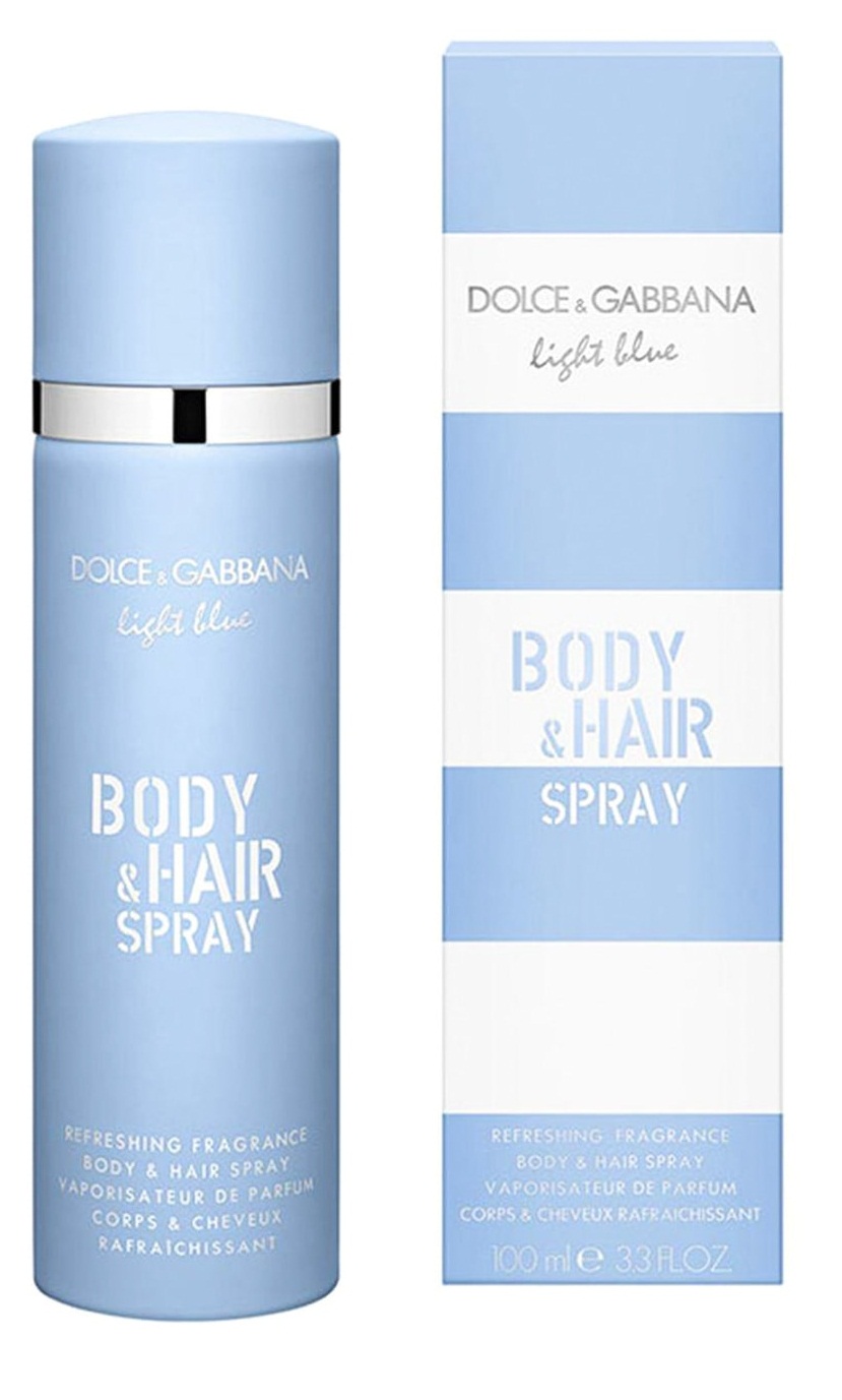 Buy Dolce & Gabbana Light Blue Hair And Body Spray -100 mL | Arablly.com