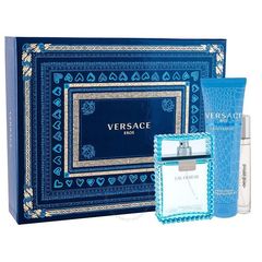 Versace Man Eau Fraiche 3pc Gift Set for Men (EDT 100mL+10mL+ SGB 150mL)