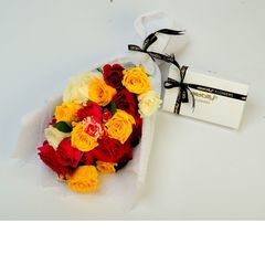 20 Mixed Roses with Belgian Chocolates