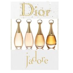Christian Dior for Women (Jadore L'Absolue EDP 5mL + Jadore EDP 5mL + Jadore EDT 5mL + Jadore In Joy EDT 5mL Set)