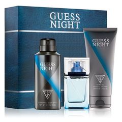 Guess Night for Men (EDT 100mL+200mL Shower Gel+226mL Deodorant Set)