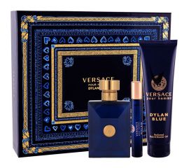 Versace Pour Homme Dylan Blue 3pc Set for Men (EDT 100mL + 10mL + 150mL Shower Gel)