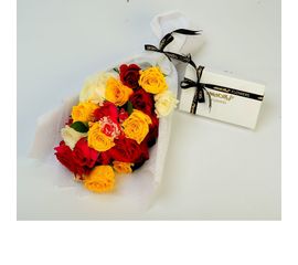 20 Mixed Roses with Belgian Chocolates