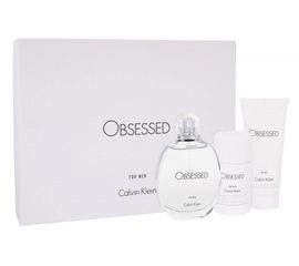 Obsessed 3pc Set by Calvin Klein for Men (EDT 125mL+B.WASH 100mL+D.STICK)