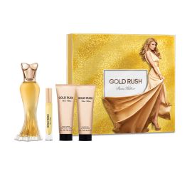 Paris Hilton Gold Rush 4Pc Set for Women (EDP100mL +BL90mL+SG90+M6)
