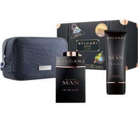 Bvlgari Man In Black Gift Set for Men (EDP100mL +ASB100mL+PCH)