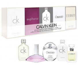 Calvin Klein for Men (EDT One 10mL + Euphoria EDP 4mL + All EDT 10mL +Obsessed EDP 5mL + Eternity EDP 5mL)