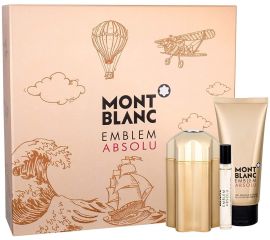 Mont Blanc Emblem Absolu 3pc Set for Men (EDT 100mL + EDT 7.5mL + 100mL After Shave Balm)