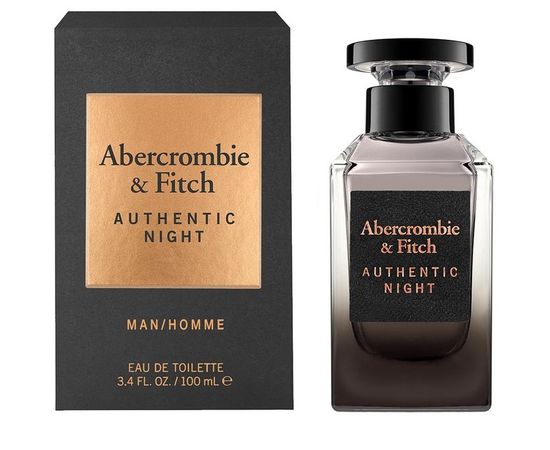 Authentic Night by Abercrombie & Fitch for Men EDT 100mL
