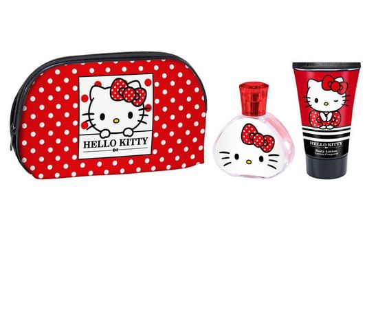 Hello Kitty Toilet Bag for Women (EDT 50mL + Lotion 100mL)