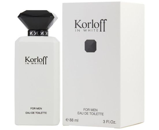 Korloff in White by Korloff for Men EDT 88mL