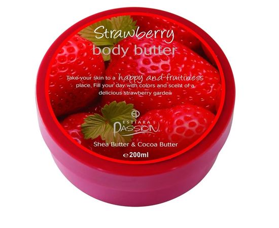 Estiara Passion Strawberry Body Butter for Women 200mL