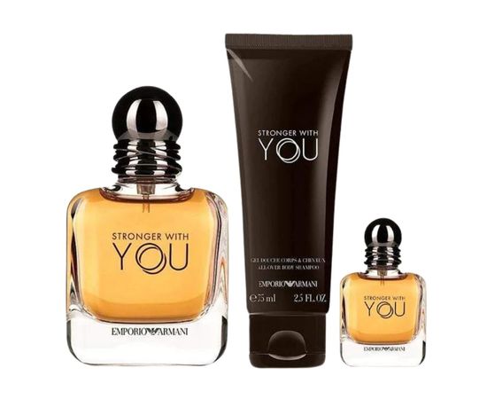 Stronger With You 3pc Set by Emporio Armani for Men