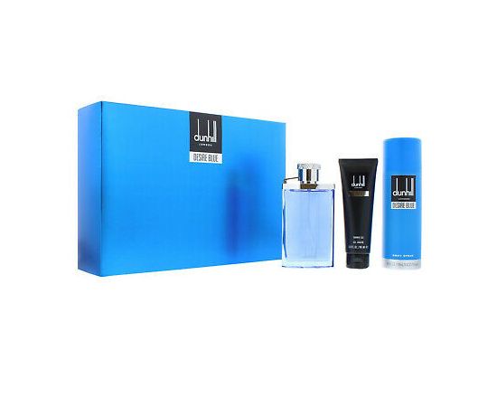 Dunhill Desire Blue Men Set 100mL + Shaving Gel 90mL + After Shave 90mL + Bag