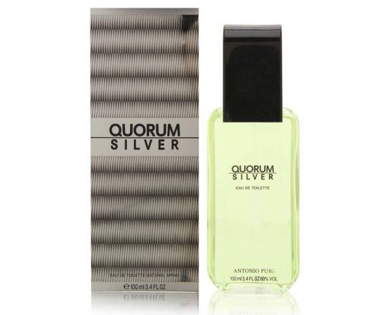 Quorum Silver by Quorum for Men EDT 100 mL