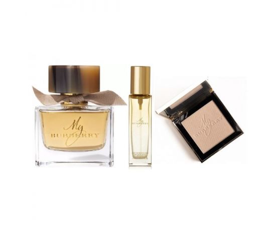 My Burberry by Burberry Limited Edition Gift Set for Women (EDP 90 mL + Body Oil 30 mL + Gold Glow Powder 10 gm)