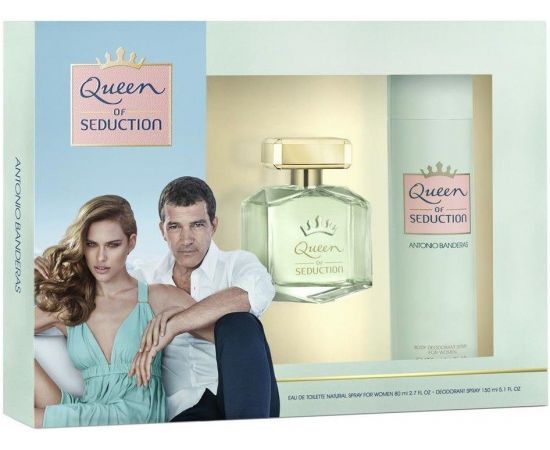 Queen Of Seduction by Antonio Banderas for Women  (EDT 80mL+ 150mL DEODORANT)