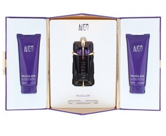 Thierry Mugler Alien Gift Set for Women (EDP 60mL + Body Lotion 100 mL + Shower Milk 100 mL)