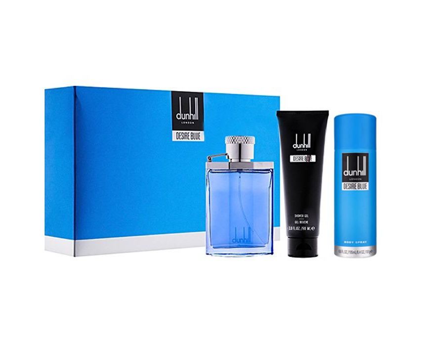 Buy Desire Blue 3-piece Set by Dunhill for Men (100 mL EDT+ 200 mL BS ...